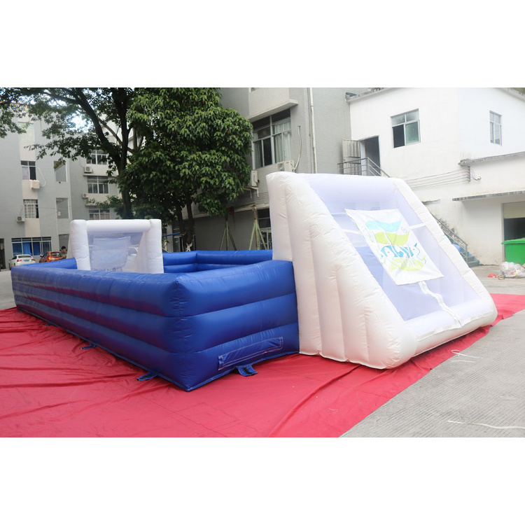 Outdoor inflatable football field soccer pitches inflatable soap soccer field