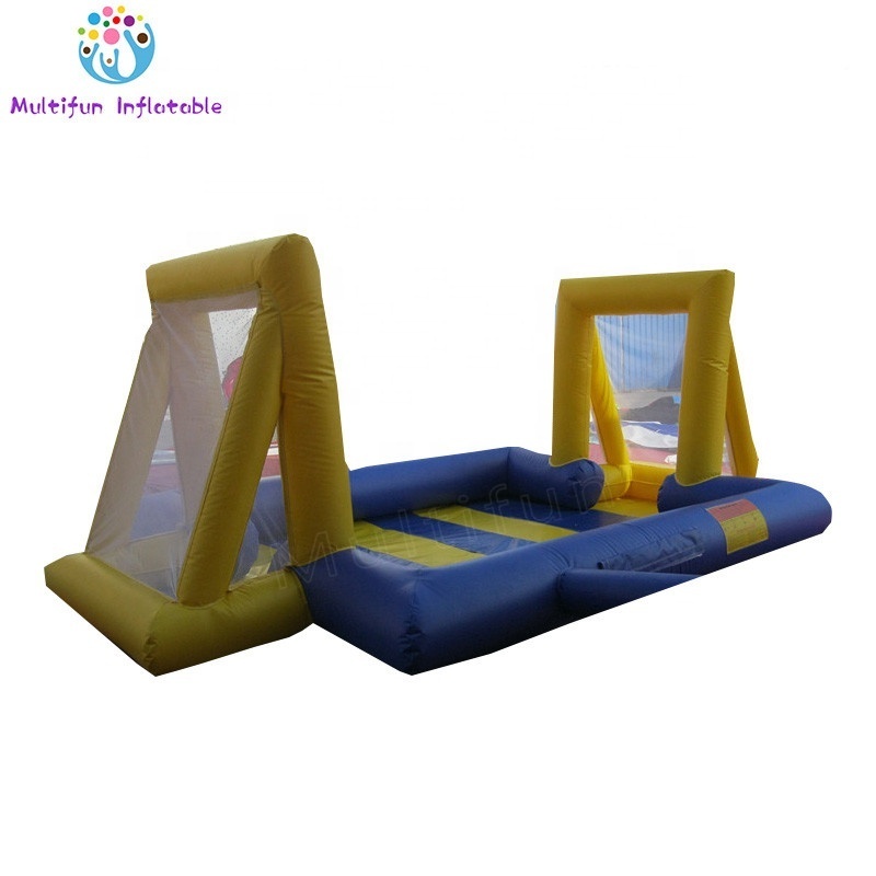 slippery wholesale inflatable soccer soap field small inflatable football pitch arena playground