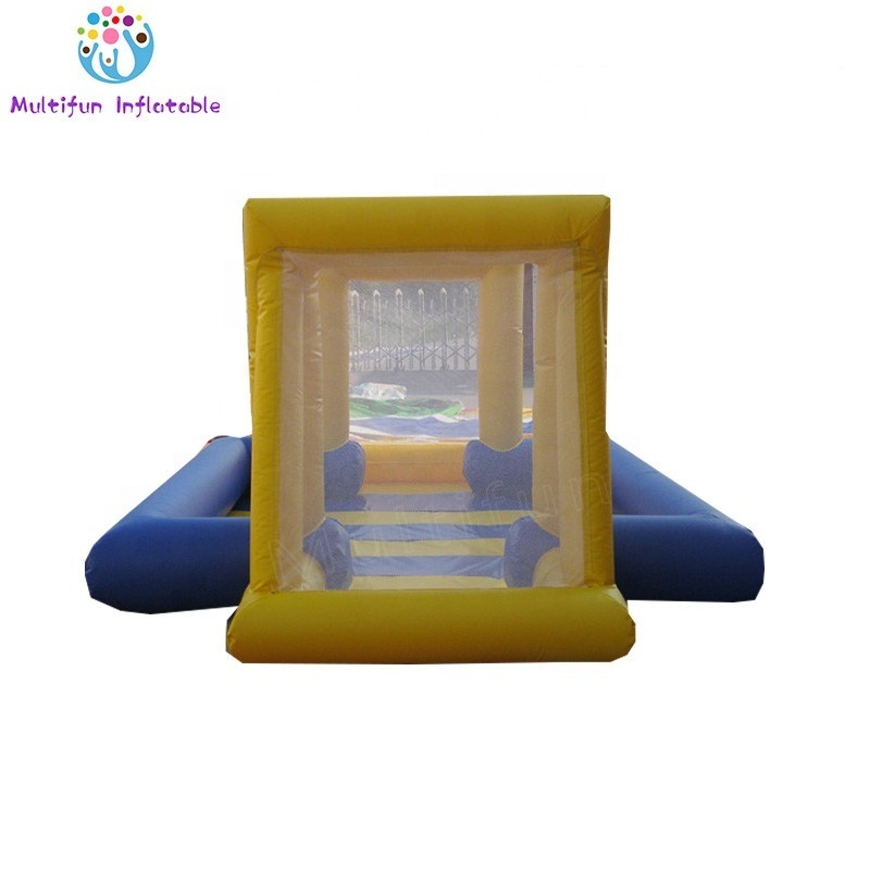 slippery wholesale inflatable soccer soap field small inflatable football pitch arena playground