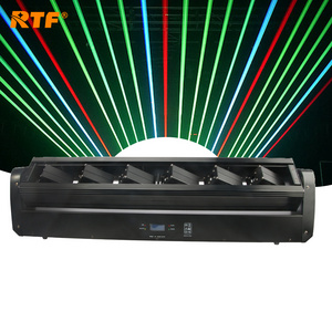 RTF led stage lighting  bar price new model 6 eyes full color rgb dj disco laser lights for night club