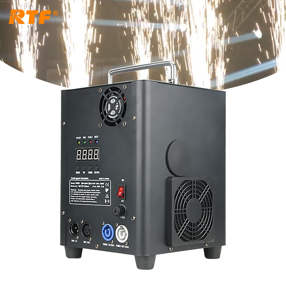 RTF 650w cold spark remote wireless controller mini dmx sparkler firework cold spark machine for stage birthday party