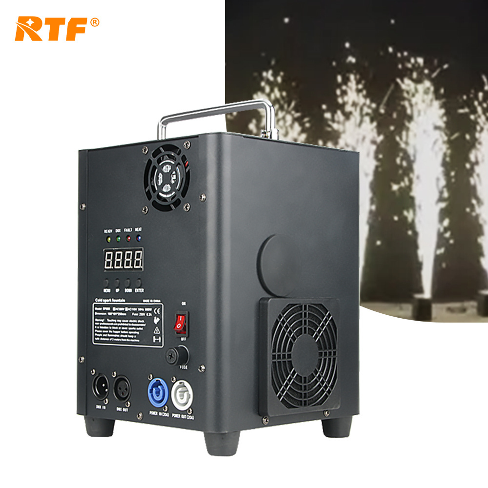 RTF 650w cold spark remote wireless controller mini dmx sparkler firework cold spark machine for stage birthday party