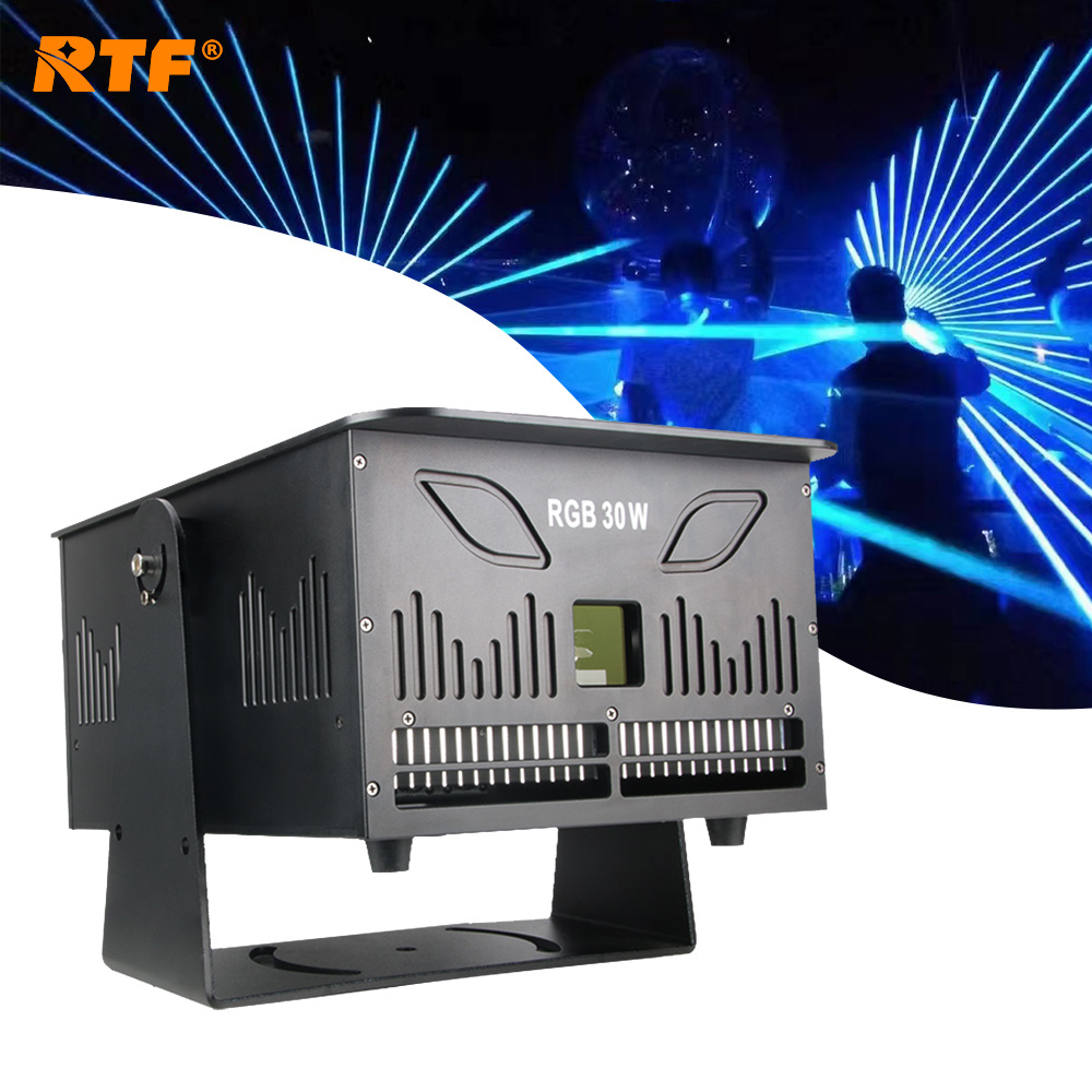 IP65 waterproof 30w animation laser projector light rgb led disco laser light for dj nightclub dmx stage lights