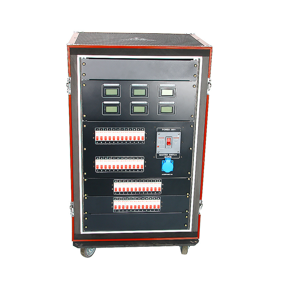 48 channels socapex output power distro IP65 transformer box with industrial socket led power distribution electrical