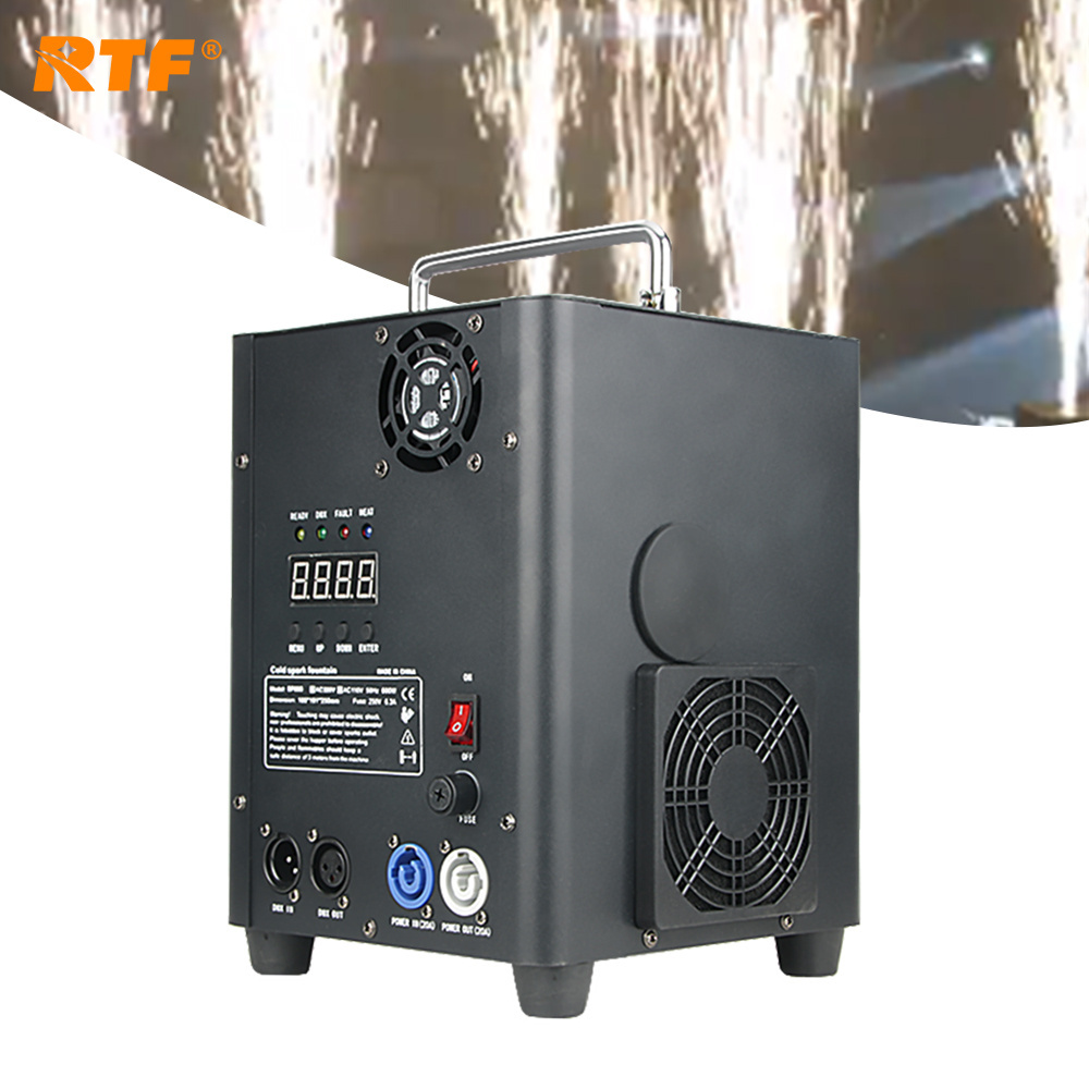 RTF 650w cold spark remote wireless controller mini dmx sparkler firework cold spark machine for stage birthday party