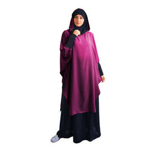 New fashion elegant Muslim Khimar Overhead Abaya Women Prayer Dress Islamic Niqab Robe Arab Gown