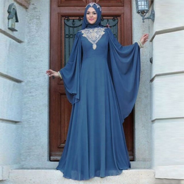 Fashion islamic Clothing black abaya women muslim dress 2023 dubai abaya kaftan muslim dress from turkey