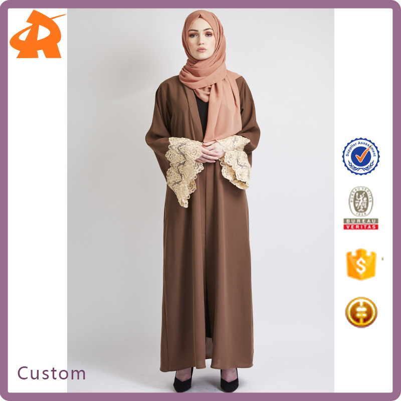 Custom muslim kimono abaya,women long dubai abaya wholesale,open muslim kaftan abaya turkey in china