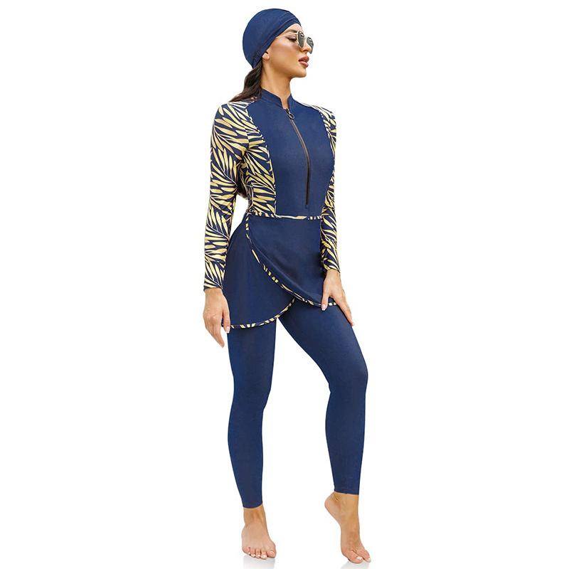 High Quality swimwear women for muslim Swimsuit  from turkey Islamic Burkinis Wear Bathing Suit muslim swimming suit women