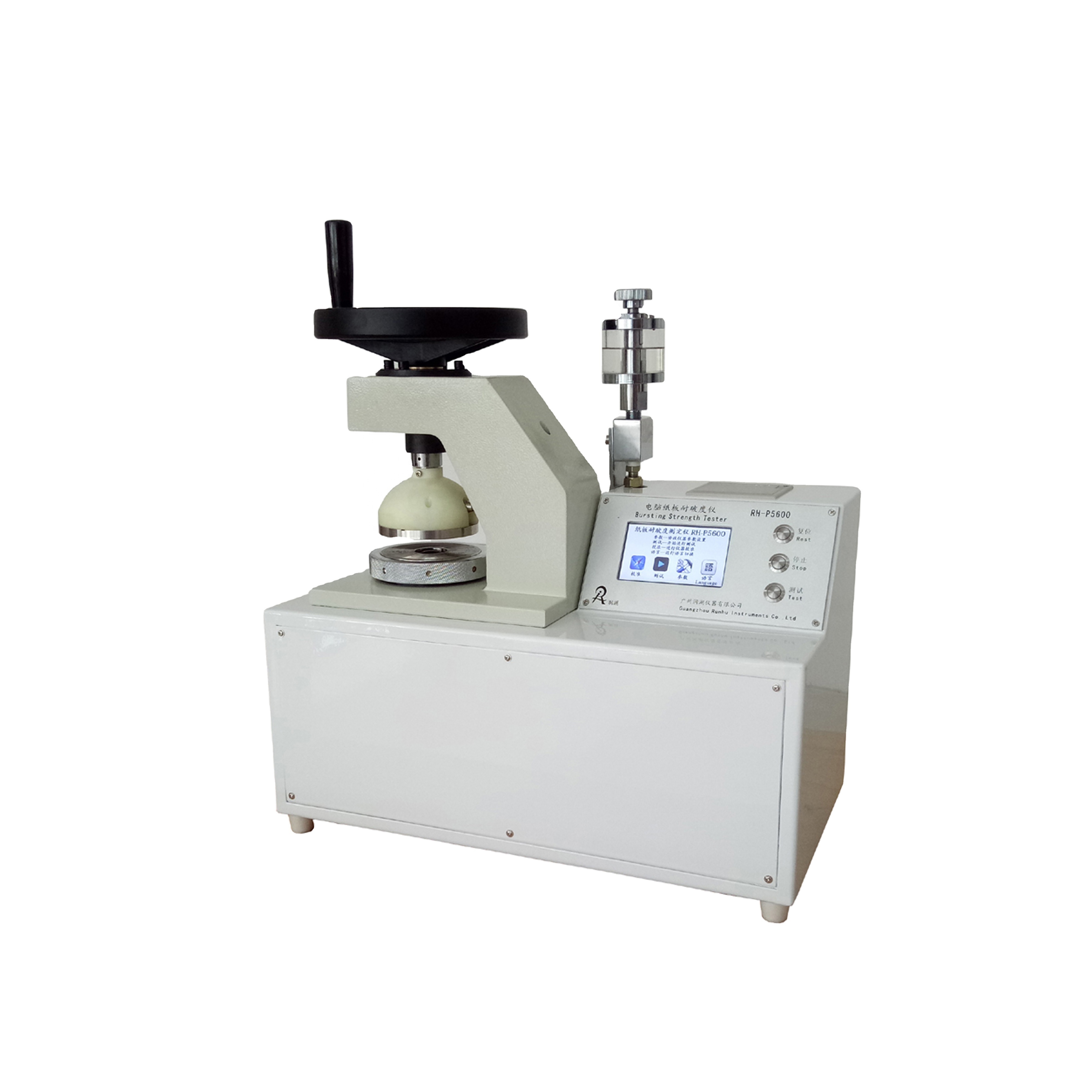 Corrugated Board Burst Strength Tester RH-P5600B Burst Strength Tester Mullen Cardboard Bursting Strength Tester