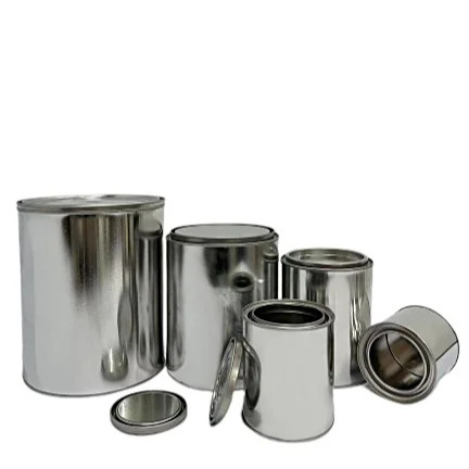 Popular 200ml 250ml 400ml 500ml 800ml 1000ml round empty metal tin cans are used for paint or glue