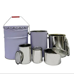 Popular 200ml 250ml 400ml 500ml 800ml 1000ml round empty metal tin cans are used for paint or glue