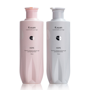 Professional custom plastic bottle Newly designed 700ml HDPE shampoo and conditioner bottle