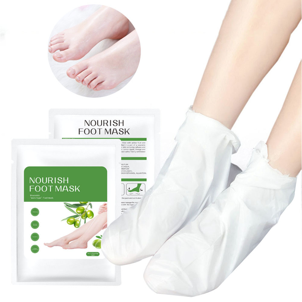 OEM customizable Peeling Foot Mask Exfoliator Peel Off Calluses Dead Skin Callus Remover Baby Soft Smooth Touch Feet