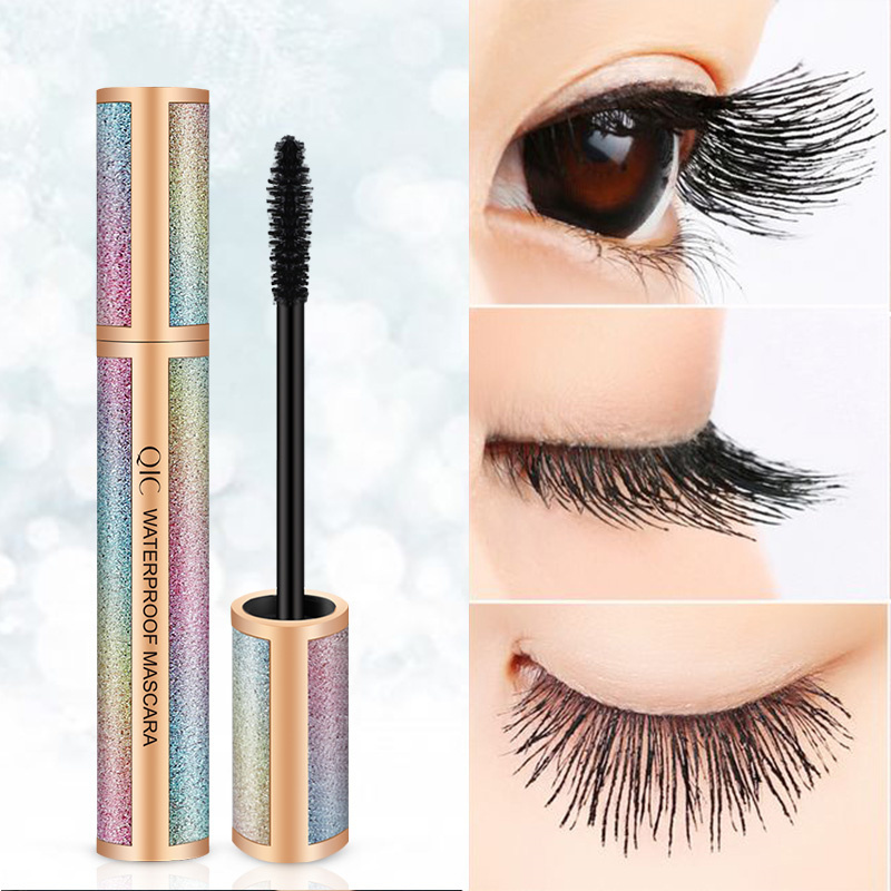 New Makeup Eye lash Rose Gold Best Mascara 4D Silk Fiber EyeLash waterproof Mascara