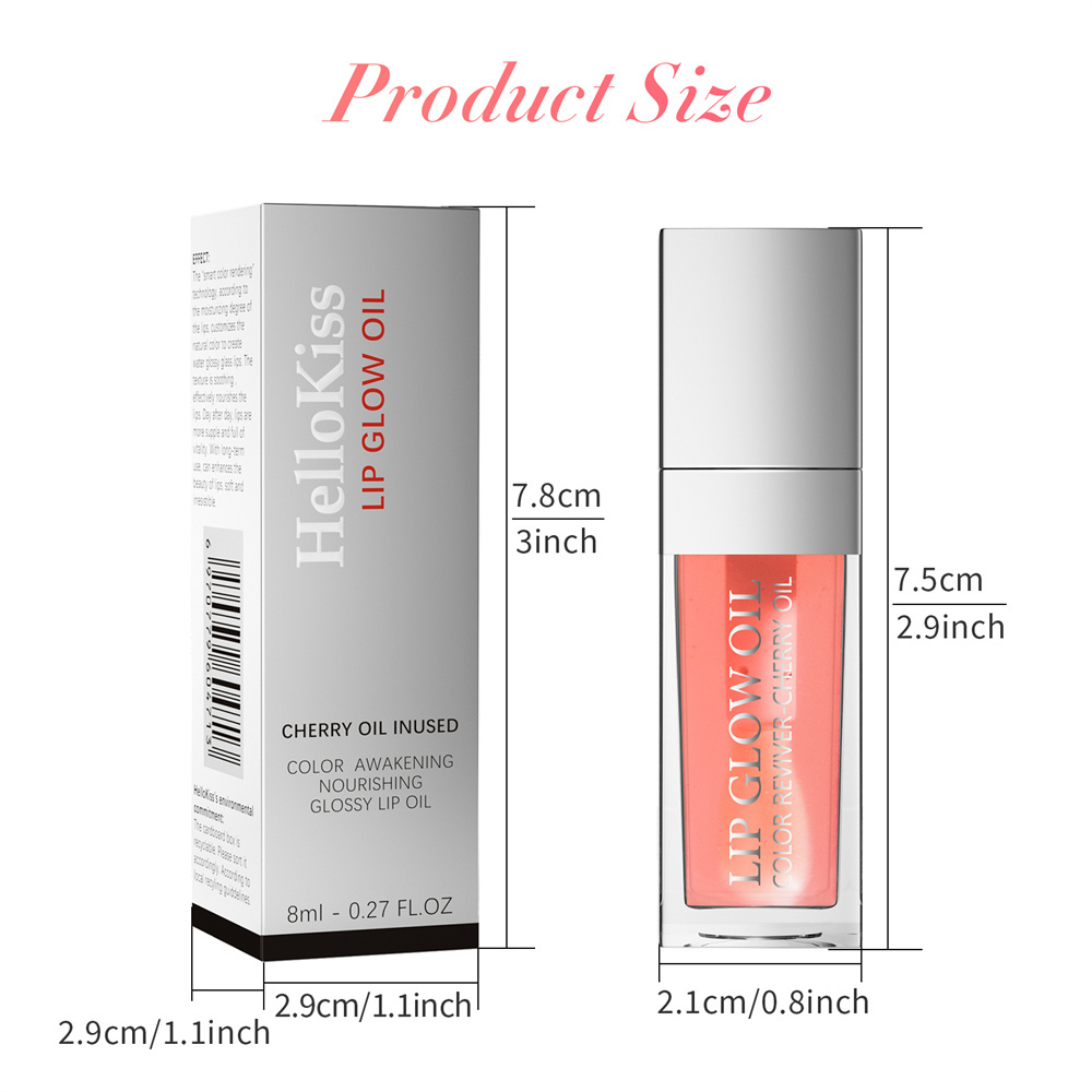 Beauty custom lip oil private label moisturizing 5 colors liquid tinted lip oil lip gloss