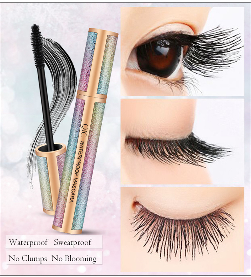 New Makeup Eye lash Rose Gold Best Mascara 4D Silk Fiber EyeLash waterproof Mascara