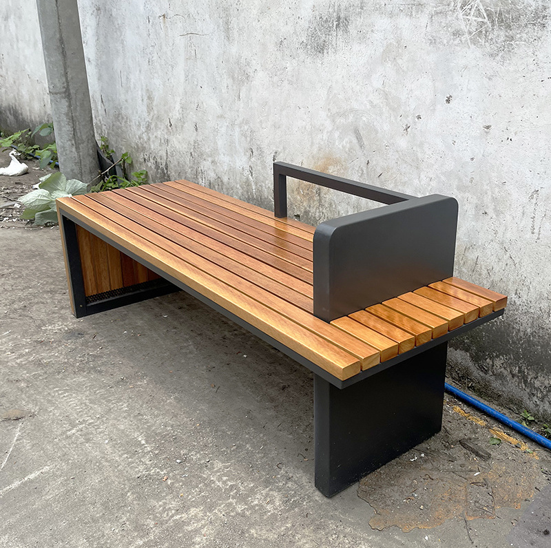 Outdoor garden benches seat galvanized bench legs patio benches for urban outdoor and indoor