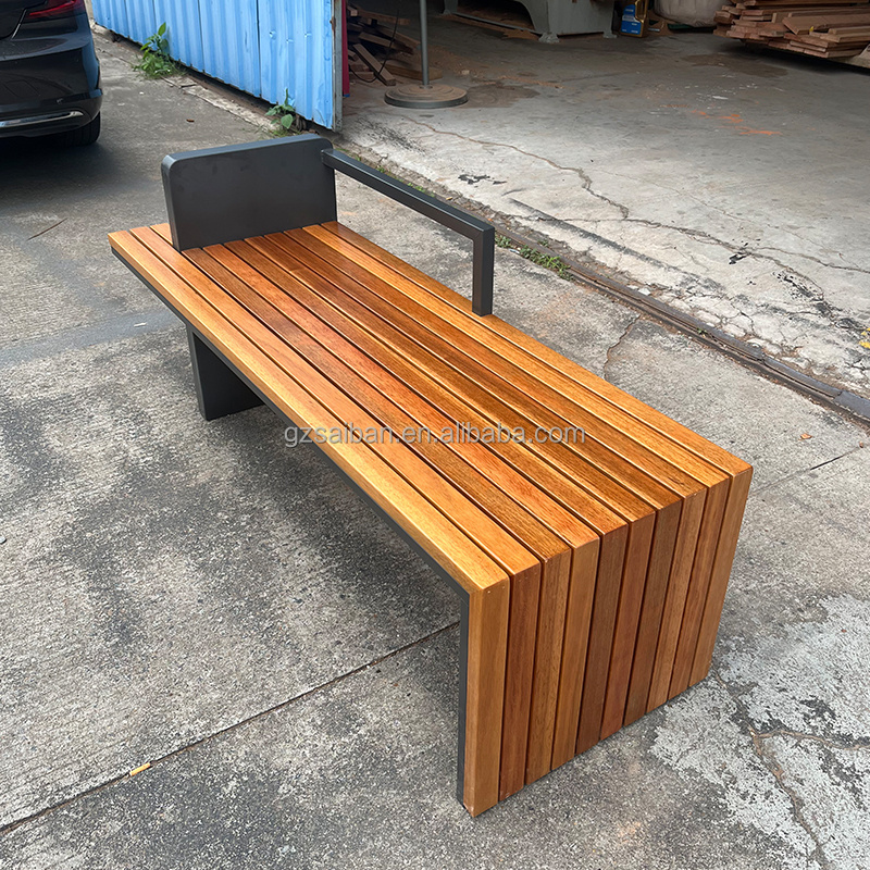 Outdoor garden benches seat galvanized bench legs patio benches for urban outdoor and indoor