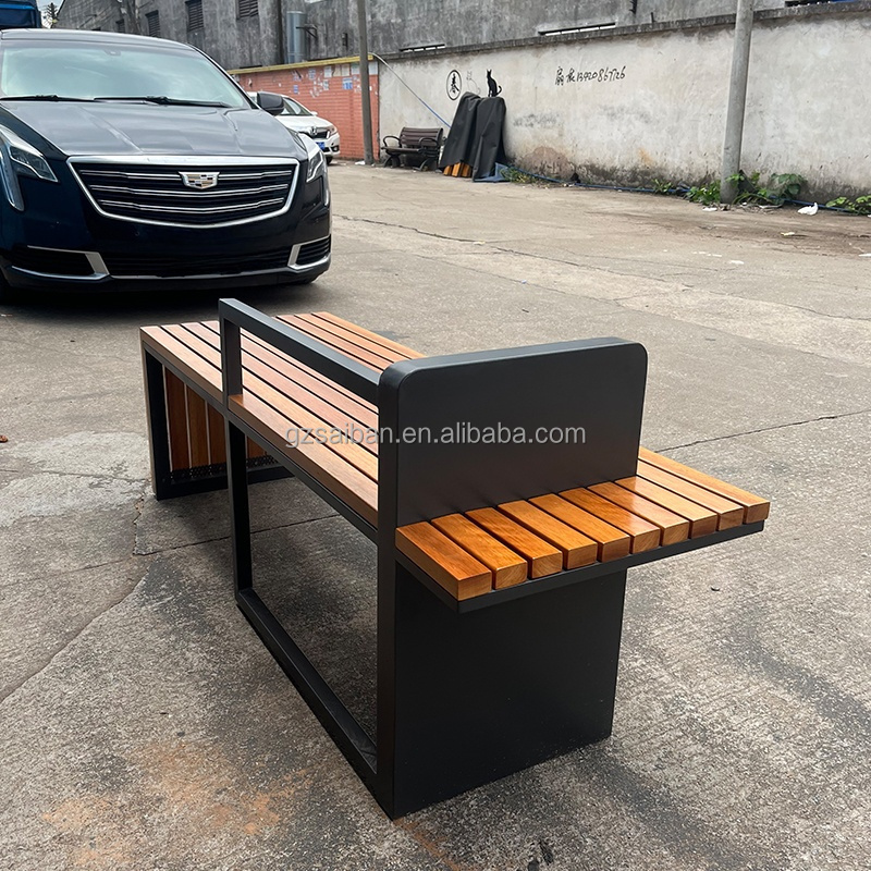 Outdoor garden benches seat galvanized bench legs patio benches for urban outdoor and indoor