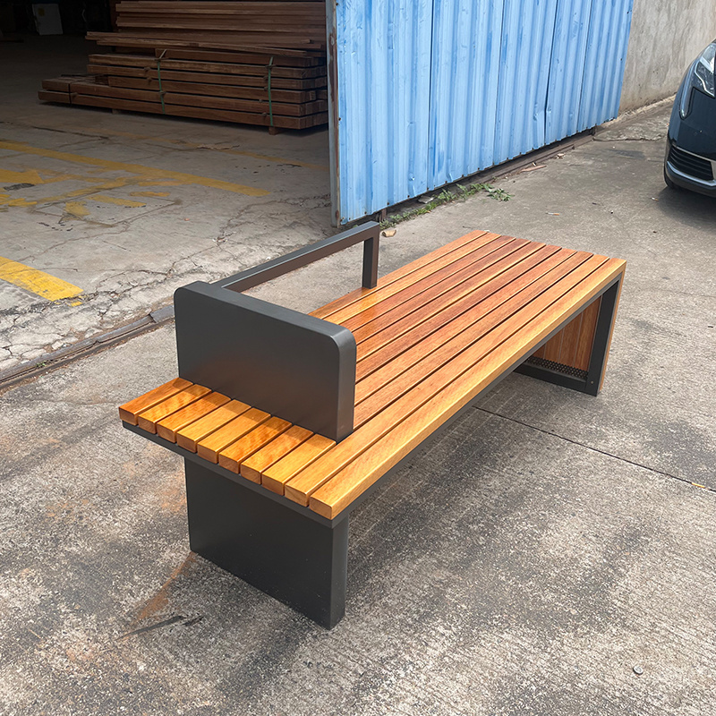 Outdoor garden benches seat galvanized bench legs patio benches for urban outdoor and indoor