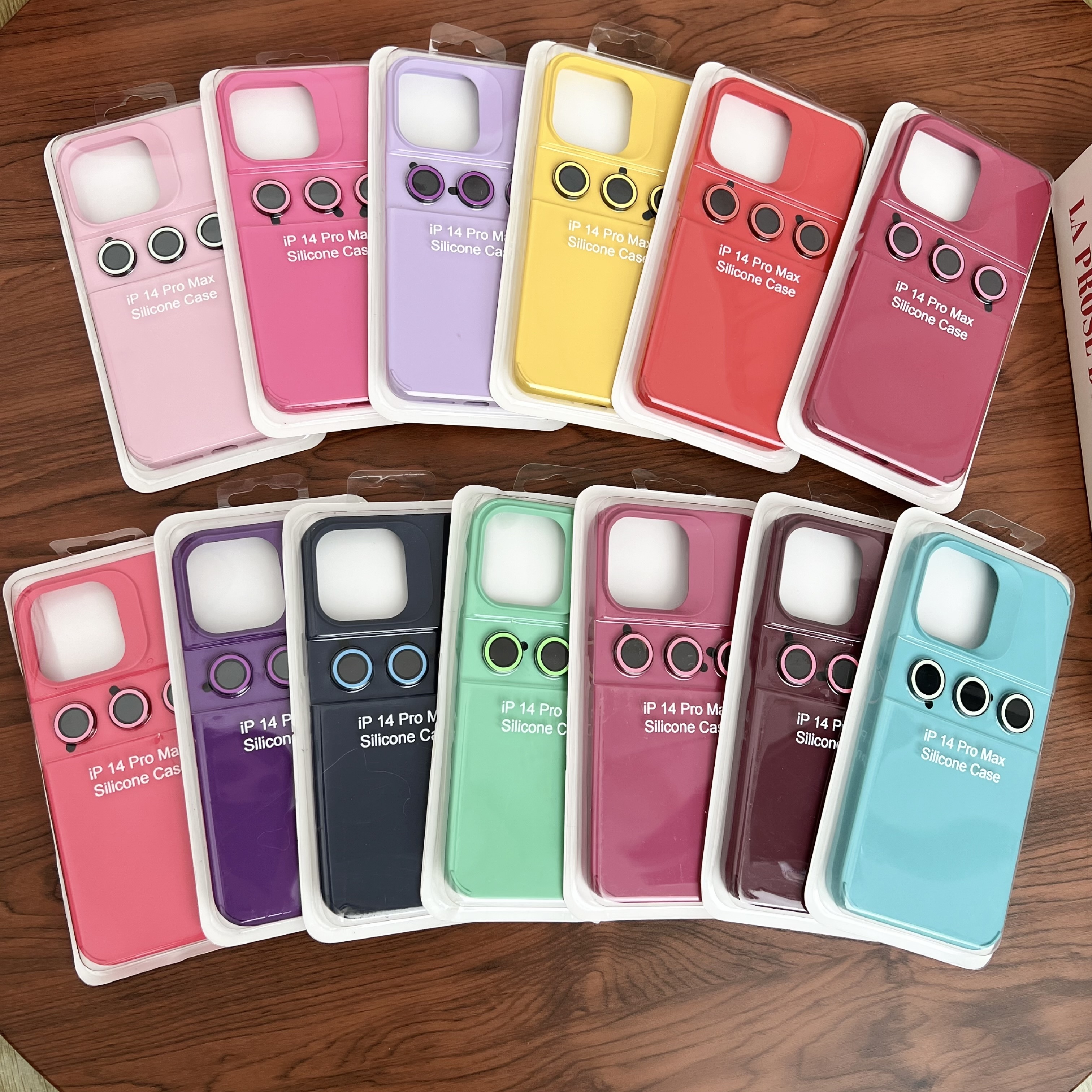 Phone case sets with lens protective film for iphne 15 14 13 12 11 tpu soft customize design cell phone cover