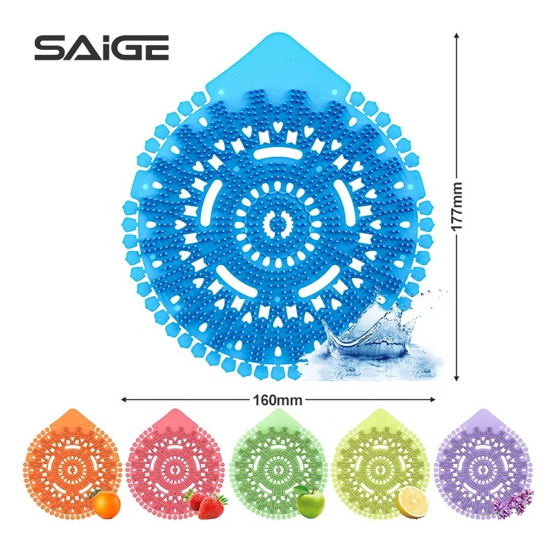 Urinal Screen Mat Deoderizer For Toilet Customized Logo Available EVA Fragrance Urinal Screen Pieces