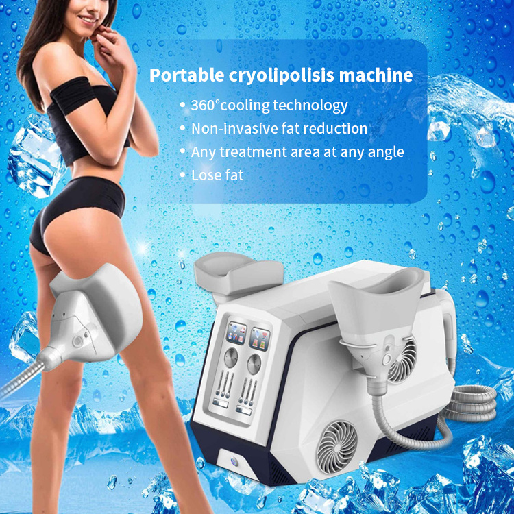 Desktop 360 Degree Cryolipolisis Slimming Machine Fat Loss Body Shaping Machine  fat freeze cryotherapy chin fat freezing