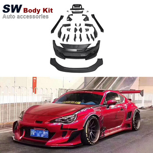 High Quality V3 Rocket Bunny Style Wide Body GT86 Body Kit For Toyota GT86 BRZ ZN6 ZD6 FR-S Front Bumper Auto Performance Kit