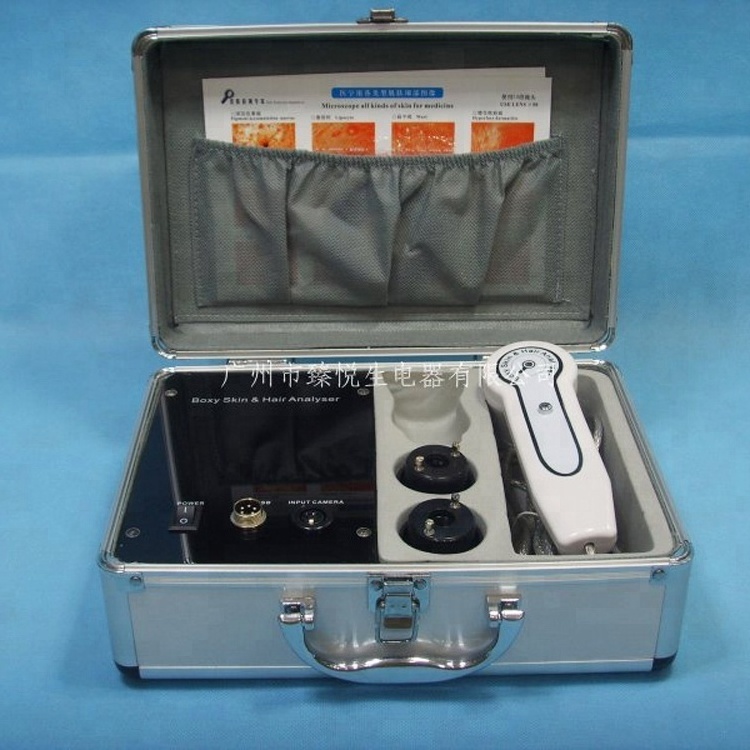 new portable home use boxy skin and hair analyzer