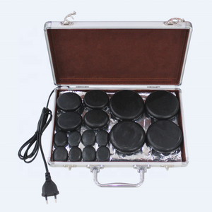 Beauty salon use 16 pcs hot stone massage set for sale