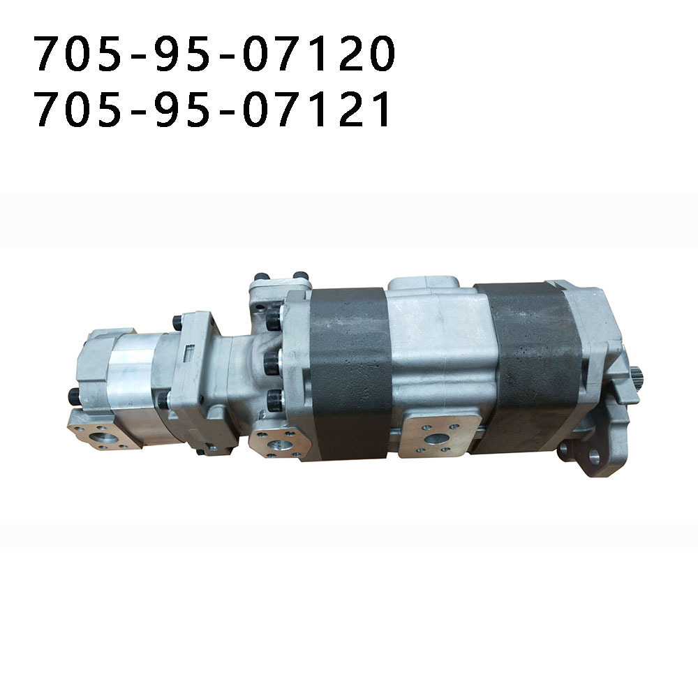 Hydraulic Oil Pump Main Triple Oil Transmission Pump 705-95-03021 705-95-05140 705-95-07101 705-95-07120 For Dump Triple