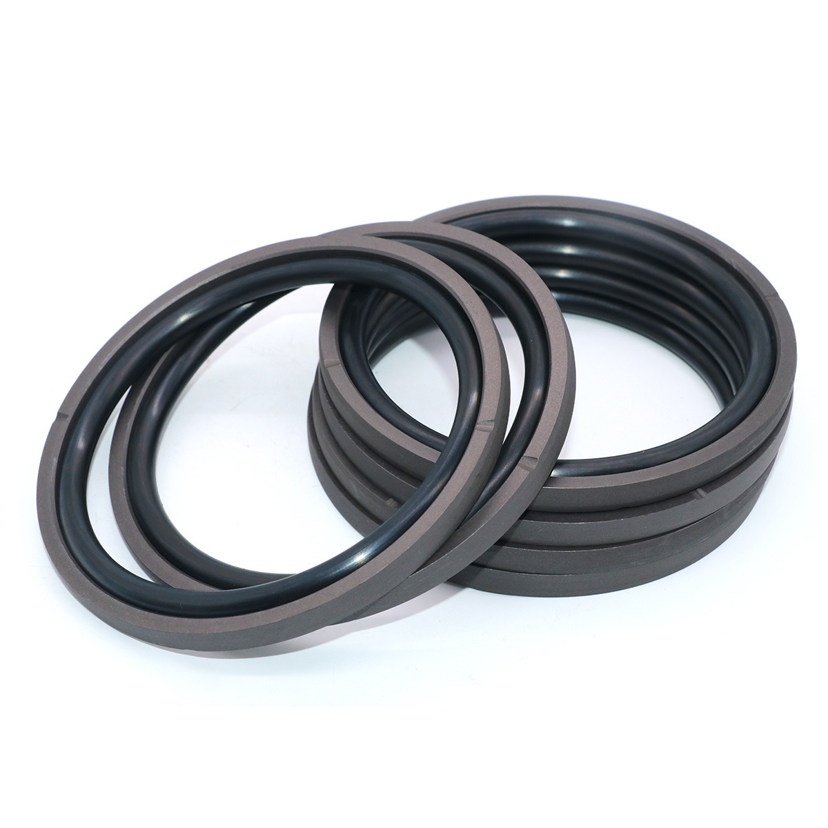 PTFE/NBR/FKM Bronze Hydraulic Cylinder Seals PTFE+NBR Glyd Ring SPGO Excavator Piston Seal Ring