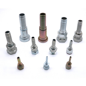 High Quality hydraulic pipe fitting machine FEMALE fittings Thread One Piece Crimping Hydraulic Hose Fittings