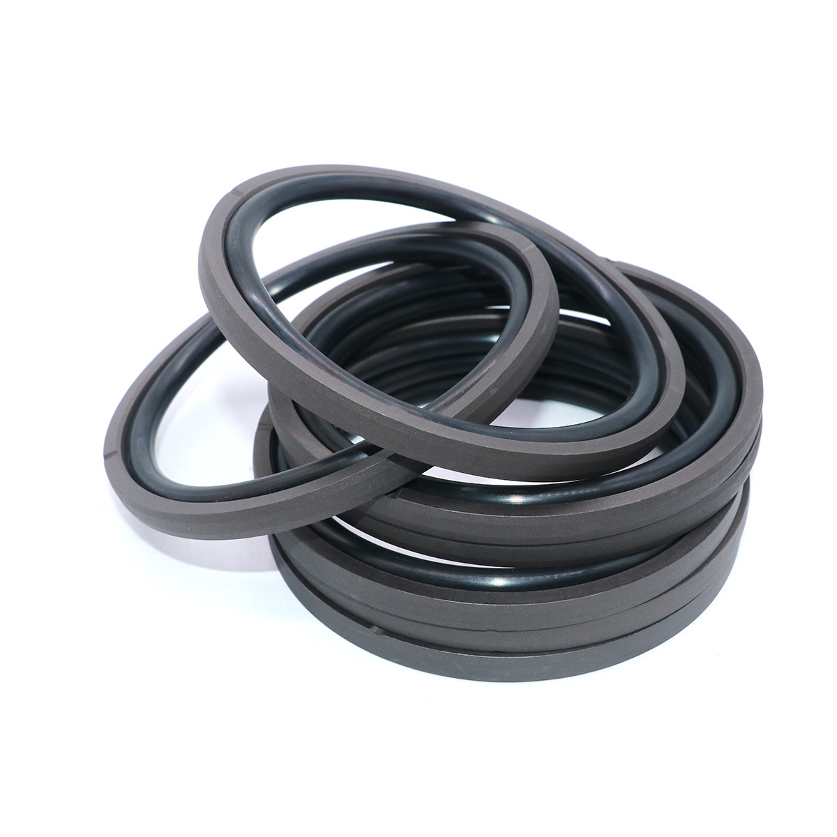 PTFE/NBR/FKM Bronze Hydraulic Cylinder Seals PTFE+NBR Glyd Ring SPGO Excavator Piston Seal Ring