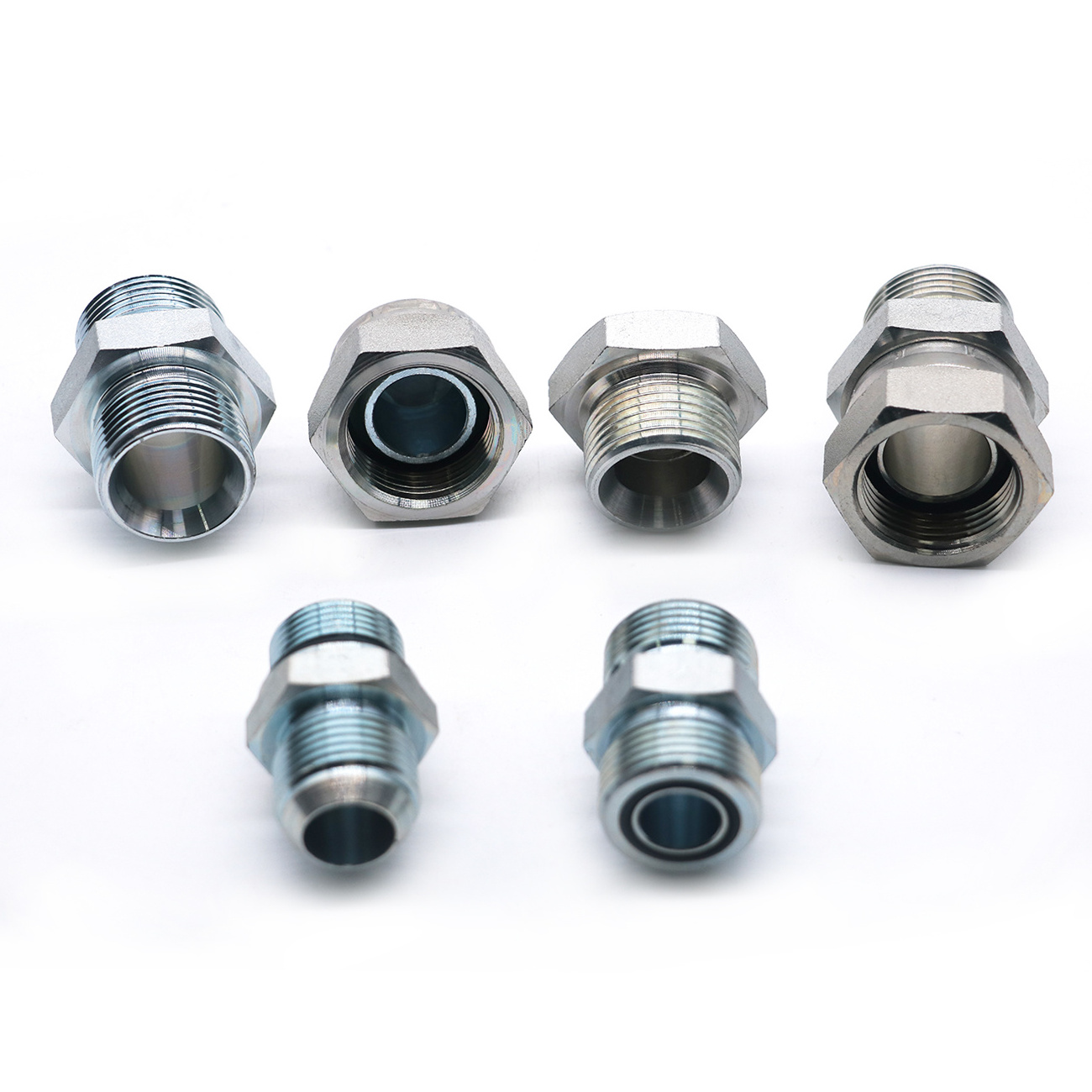 High Quality hydraulic pipe fitting machine FEMALE fittings Thread One Piece Crimping Hydraulic Hose Fittings