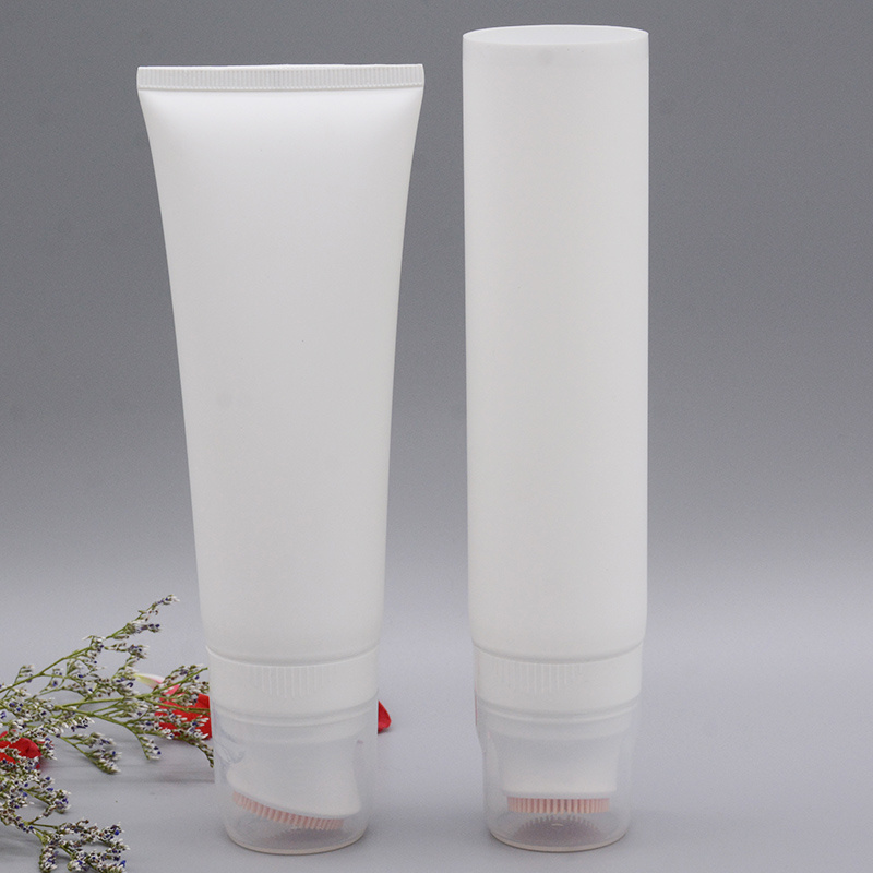 custom private label 50 100ml 100g Massage silica gel silicone Unique Design silicone brush tube for facial cleanser Body scrub