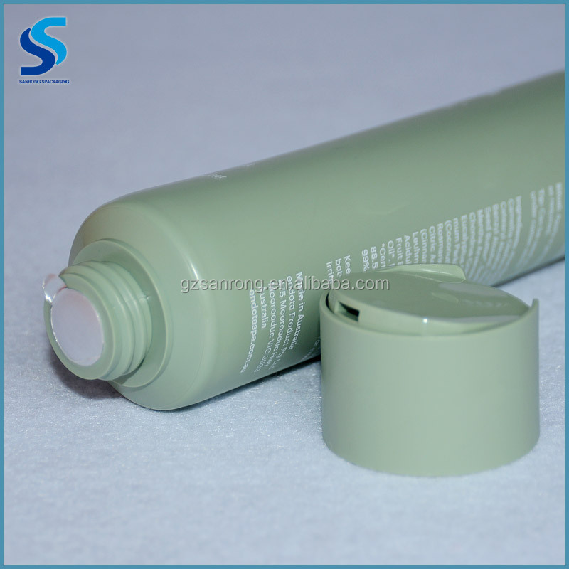 OEM empty 20ml 30ml 50ml 60ml 100ml 120ml 150ml 180ml 200ml disc top cap body lotion tube cosmetic tube packaging PE tube