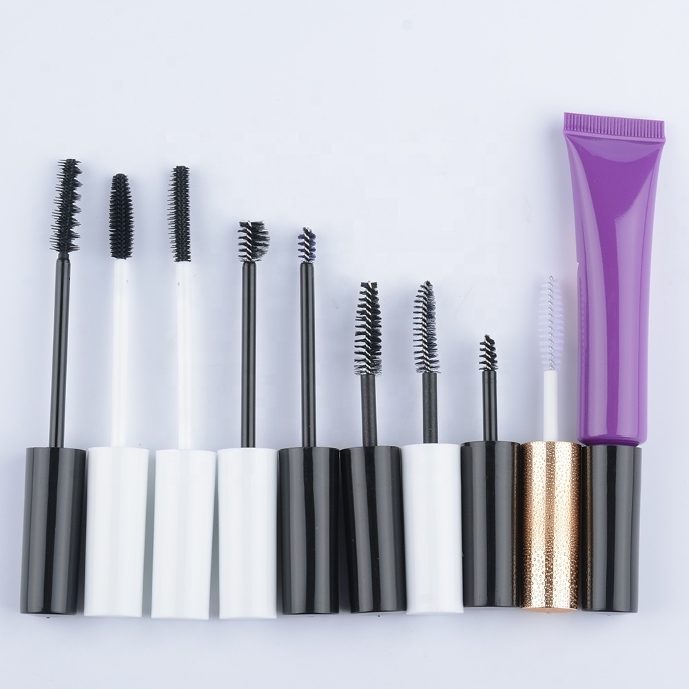 8ml 10ml 12ml 15ml Cosmetics Packaging Eyelash Curling Empty Mascara Packaging Tube Plastic Screw Cap Top Custom Color