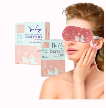 Hot Selling Pain Relief Better Sleep Spa Patch Self Heating Steam Hot Compress Eye Mask