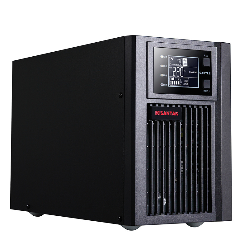 Online UPS High Frequency Double Conversion UPS 1KVA 2KVA 3KVA  Pure Sine Wave SANTAK C1KS