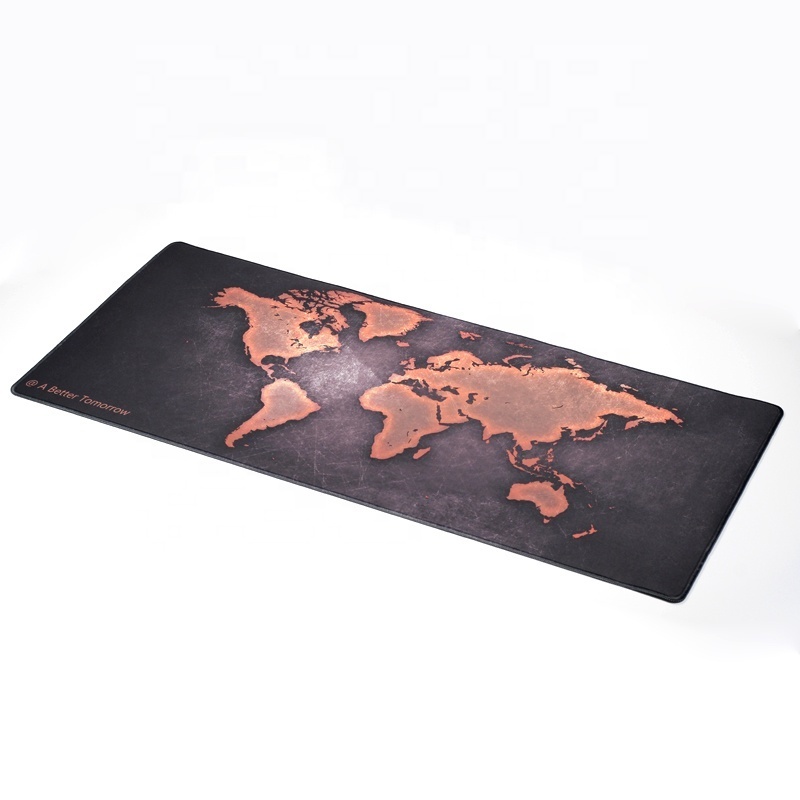 Custom Printed Sublimation Natural Rubber Mouse Pad World Map Cute Cartoon PC Anime Mouse Pad for Office and Gaming Home Use