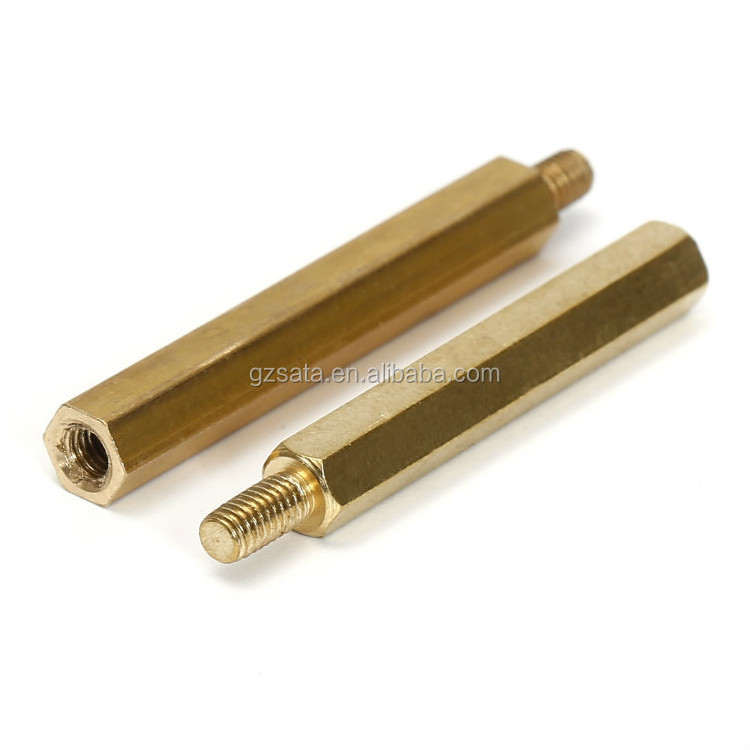 Customized Aluminum/Brass/Copper/Carbon/Stainless Steel Hex Male Female Standoff Spacers