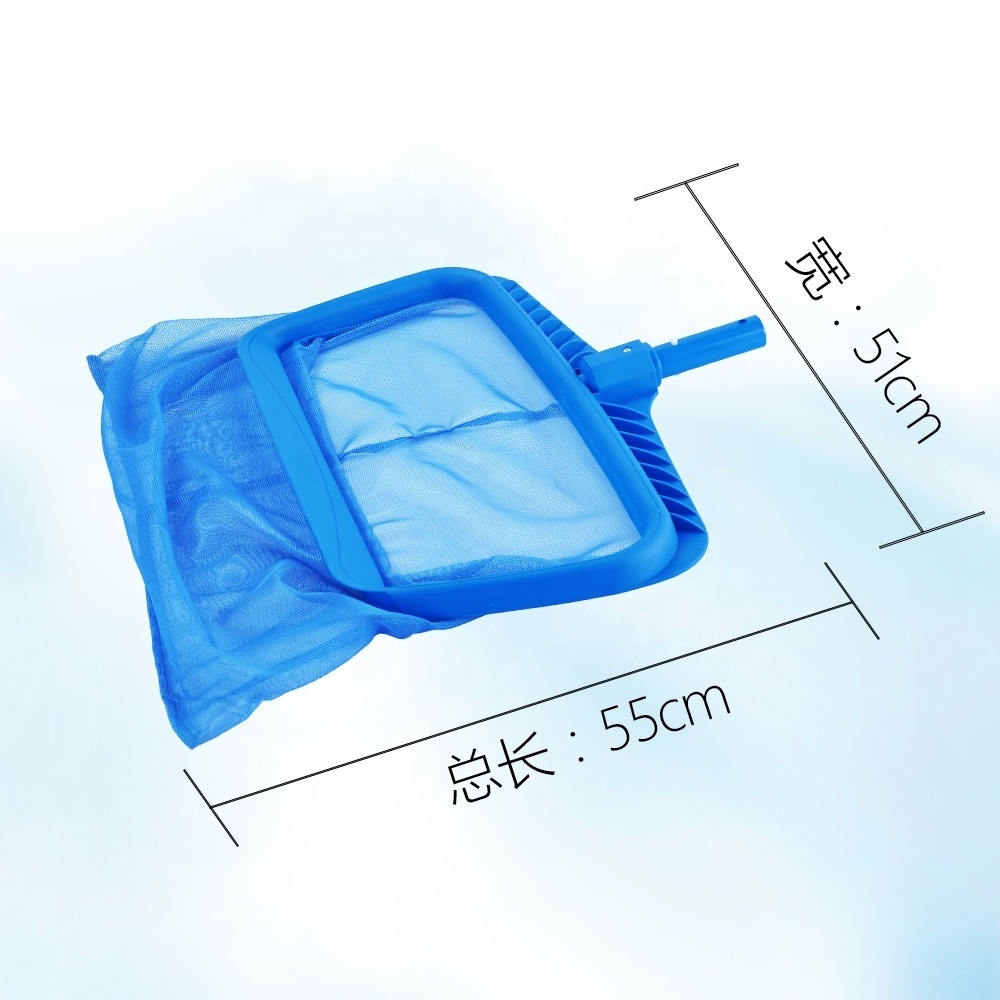 2022 new swimming pool cleaning leaf skim net wide pool skimmer with water level