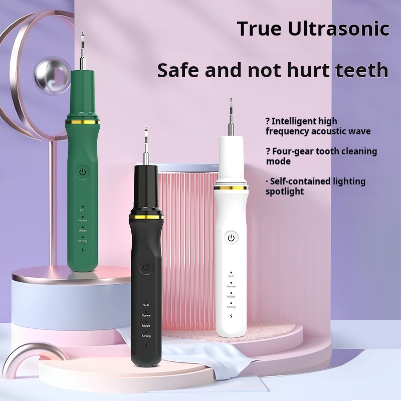 Portable Smart Sonic Tooth Cleaner Electric Dental Scaler Calculus Remover Plaque Tartar Removal Teeth Cleaning Tool