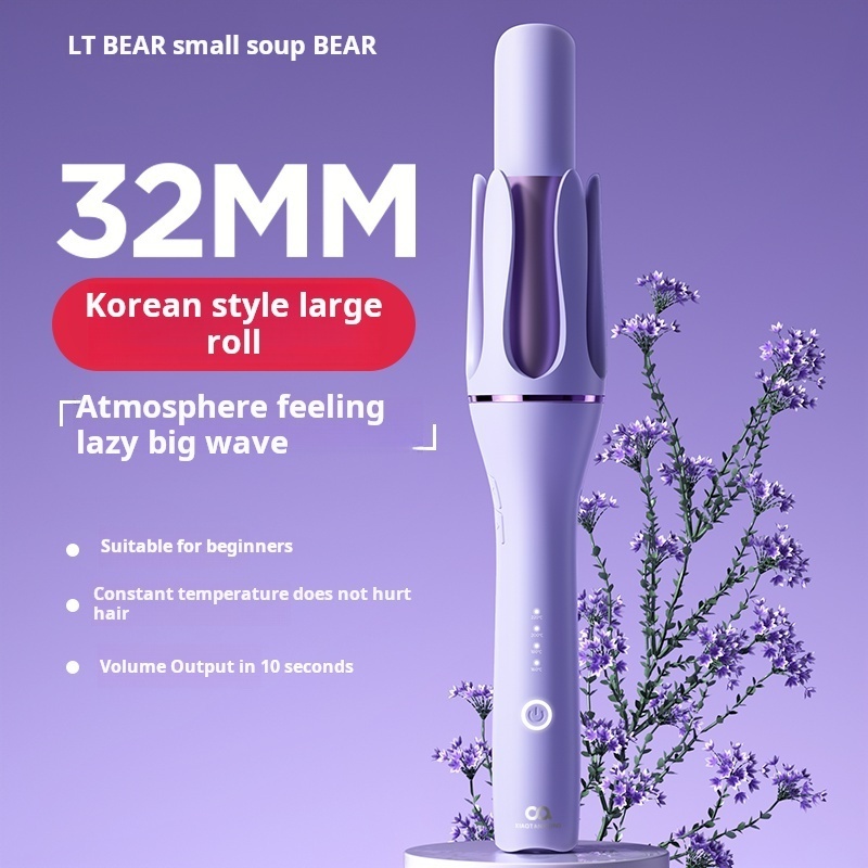 Automatic curling iron ceramic with negative ions intelligent anti-stick rotating curling iron professional curling iron