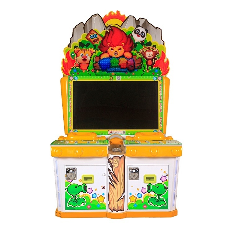 animal race Video amusement arcade carnival Soft Playground Coin Operated lucky draw lottery ticket game machine for sale