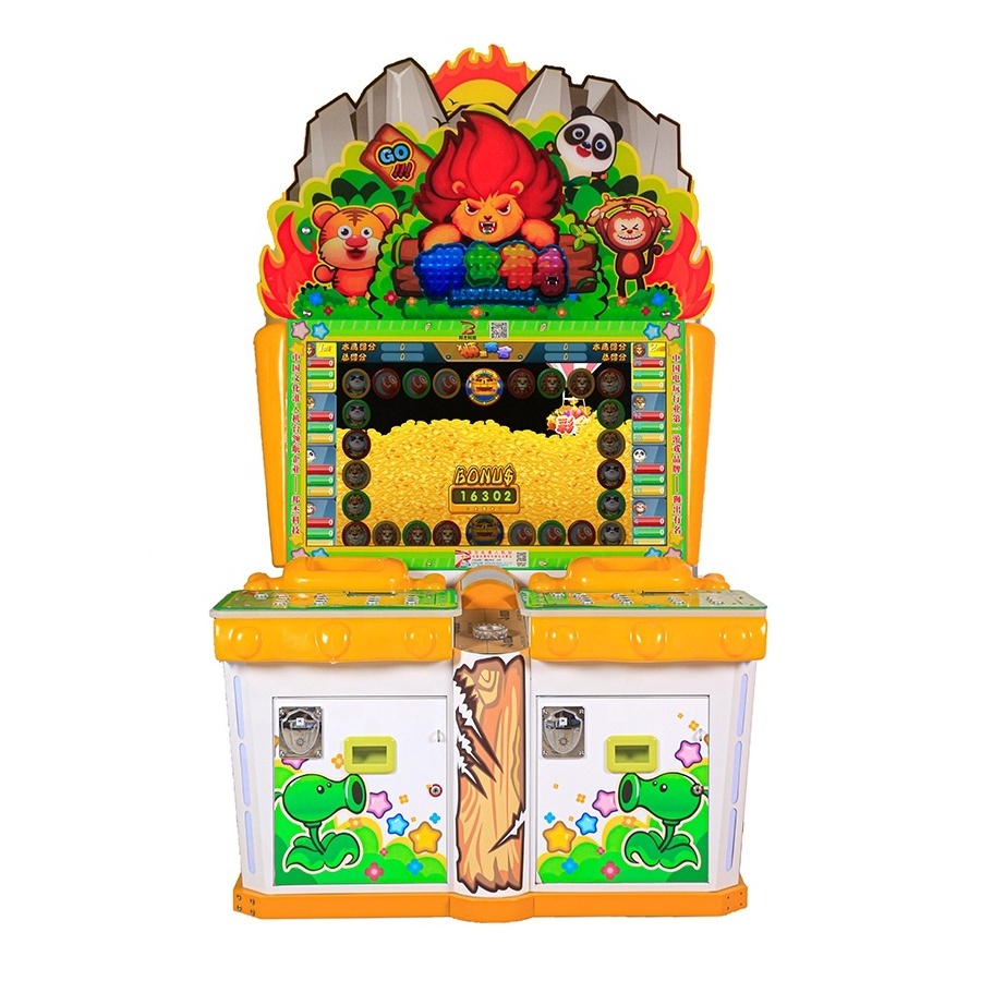 animal race Video amusement arcade carnival Soft Playground Coin Operated lucky draw lottery ticket game machine for sale