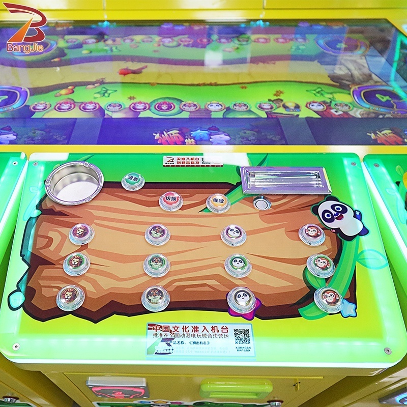 OEM/ODM Video animal race guess amusement arcade Soft Playground Coin Operated lucky draw lottery ticket game machine for sale