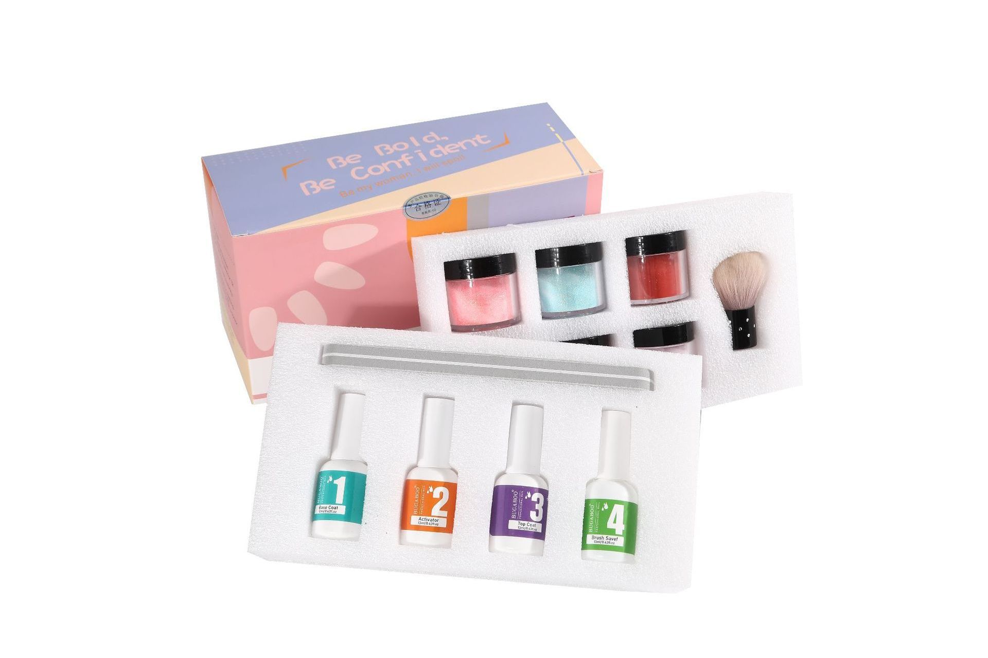 New Arrival Acrylic Dipping Powder Color Set With Nail Glue For Salon Manicure